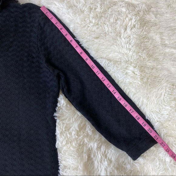 Peck & Peck Vintage Lace Ruffle Trim Knit Sweater - Picture 8 of 9